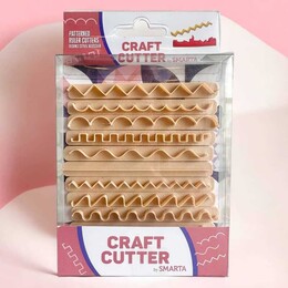 Smarta Craft Cutter Kil ve Hamur Kesme Kalıpları Desenli Cetvel Kesiciler - Smarta