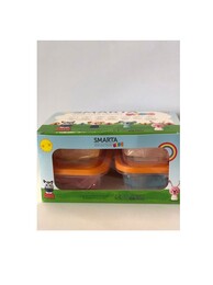 Smarta Kids Hava İle Kuruyan Modelleme Hamuru Çok Renkli Okul Seti 4x70 gr. Karışık Renk - Smarta