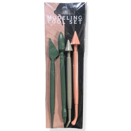 Smarta Modeling Tool Plastik Kil Heykel Modelleme (Modelaj) Seti 4 Parça - 1