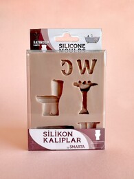 Smarta Silicone Moulds Silikon Epoksi ve Polimer Kil Kalıbı BATHROOM - Smarta