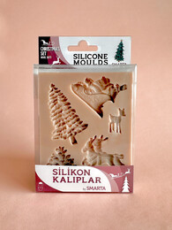 Smarta Silicone Moulds Silikon Epoksi ve Polimer Kil Kalıbı CHRISTMAS SET - Smarta