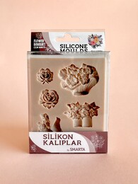 Smarta Silicone Moulds Silikon Epoksi ve Polimer Kil Kalıbı FLOWER BOUQUET - Smarta