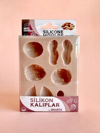 Smarta Silicone Moulds Silikon Epoksi ve Polimer Kil Kalıbı NUTS - Smarta