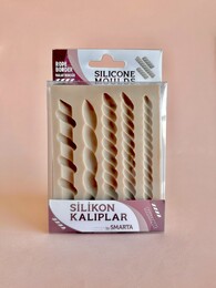 Smarta Silicone Moulds Silikon Epoksi ve Polimer Kil Kalıbı ROPE BORDER - Smarta