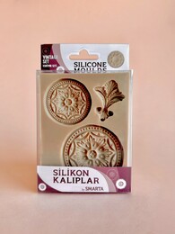 Smarta Silicone Moulds Silikon Epoksi ve Polimer Kil Kalıbı VINTAGE SET - Smarta