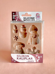 Smarta Silicone Moulds Silikon Epoksi ve Polimer Kil Kalıbı WINTER SET - Smarta