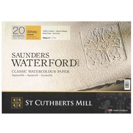 St. Cuthberts Mill Saunders Waterford Sulu Boya Defteri Blok Rough - Kalın Doku 300 gr. 18x26 cm. 20 Yaprak - 1