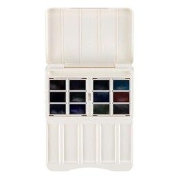 St. Petersburg White Nights Extra-Fine Tam Tablet Sulu Boya Seti 12 Renk Granulation Set - 3