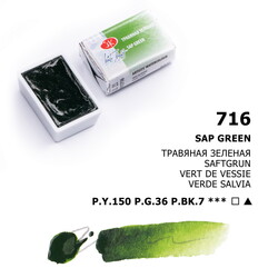 St. Petersburg White Nights Tam Tablet Sulu Boya 716 Sap Green - St. Petersburg