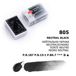 St. Petersburg White Nights Tam Tablet Sulu Boya 805 Neutral Black - St. Petersburg
