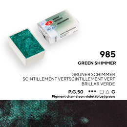 St. Petersburg White Nights Tam Tablet Sulu Boya 985 Green Shimmer - 1