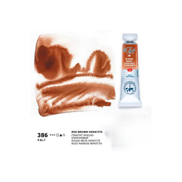 St. Petersburg White Nights Tüp Sulu Boya 10 ml. 386 Red Brown Hematite - 1