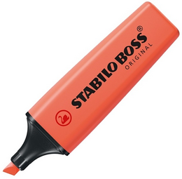 Stabilo Boss Original Fosforlu İşaretleme Kalemi PASTEL KIRMIZI - Stabilo