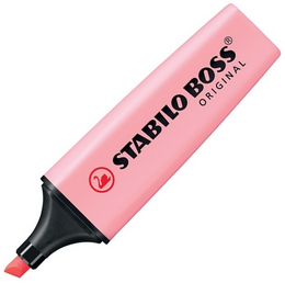 Stabilo Boss Original Fosforlu İşaretleme Kalemi PASTEL PEMBE - Stabilo