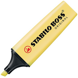 Stabilo Boss Original Fosforlu İşaretleme Kalemi PASTEL SARI - Stabilo