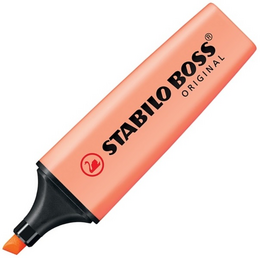 Stabilo Boss Original Fosforlu İşaretleme Kalemi PASTEL TURUNCU - 1