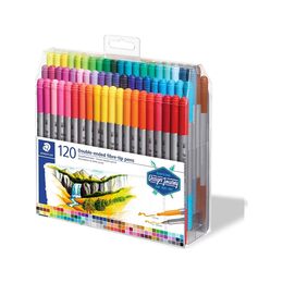 Staedtler Çift Uçlu Keçeli Kalem Seti 120 RENK (0.5 mm - 3 mm) - 2