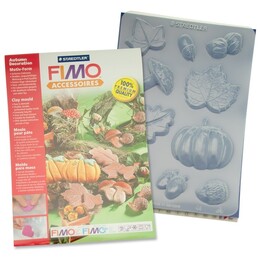 Staedtler Fimo Clay Mould Polimer Kil Şekillendirme Kalıbı AUTUMN DECORATIONS - 1