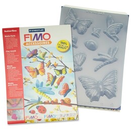Staedtler Fimo Clay Mould Polimer Kil Şekillendirme Kalıbı BUTTERFLIES - 1