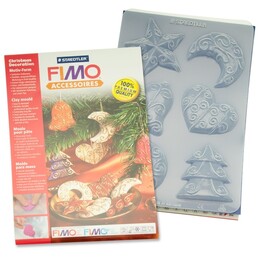 Staedtler Fimo Clay Mould Polimer Kil Şekillendirme Kalıbı CHRISTMAS DECORATIONS - 1