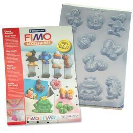 Staedtler Fimo Clay Mould Polimer Kil Şekillendirme Kalıbı FUNNY ANIMALS - 1