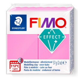 Staedtler Fimo Effect Polimer Kil 201 Neon Pink - Staedtler