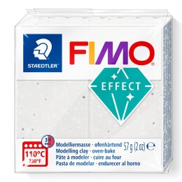 Staedtler Fimo Effect Polimer Kil 3 Stone White Granite - Staedtler