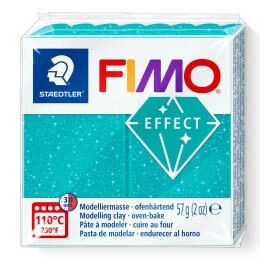 Staedtler Fimo Effect Polimer Kil 392 Galaxy Turquoise - Staedtler