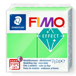 Staedtler Fimo Effect Polimer Kil 501 Neon Green - Staedtler