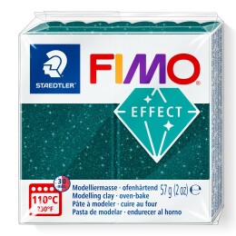 Staedtler Fimo Effect Polimer Kil 562 Galaxy Green - Staedtler