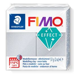 Staedtler Fimo Effect Polimer Kil 817 Sedefli Gümüş - 1