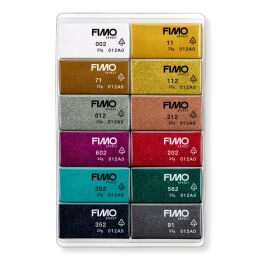 Staedtler Fimo Effect Polimer Kil Seti 12 Renk x 25 gr. Sparkle (Işıltılı) Renkler - 2