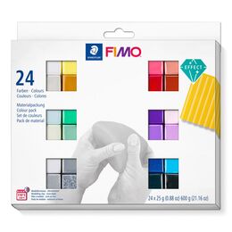 Staedtler Fimo Effect Polimer Kil Seti 24 Renk x 25 gr. - 1