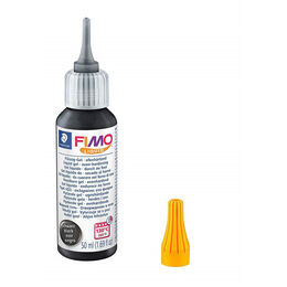 Staedtler Fimo Liquid Deco Gel (Sıvı Fimo-Yapıştırıcı) 50 ml. SİYAH - 1
