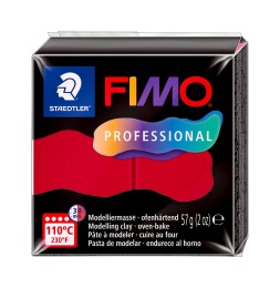Staedtler Fimo Professional Polimer Kil 57 gr. 29 Carmine - Staedtler