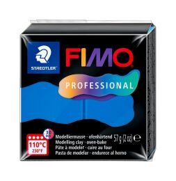 Staedtler Fimo Professional Polimer Kil 57 gr. 300 Saf Mavi - 1