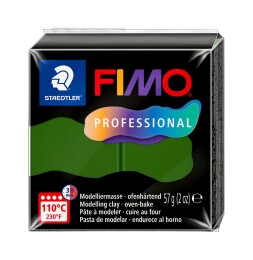 Staedtler Fimo Professional Polimer Kil 57 gr. 57 Yaprak Yeşili - Staedtler