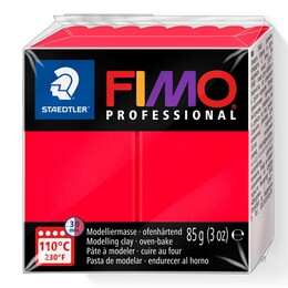 Staedtler Fimo Professional Polimer Kil 85 gr. 200 Saf Kırmızı - Staedtler