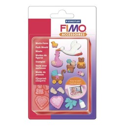 Staedtler Fimo Push Mould Esnek Silikon Polimer Kil Kalıbı BEBEK - 1