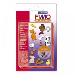Staedtler Fimo Push Mould Esnek Silikon Polimer Kil Kalıbı EVCİL HAYVANLAR - 1