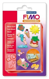 Staedtler Fimo Push Mould Esnek Silikon Polimer Kil Kalıbı TATİL - 1