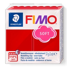 Staedtler Fimo Soft Polimer Kil 2 P Noel Kırmızı - Staedtler