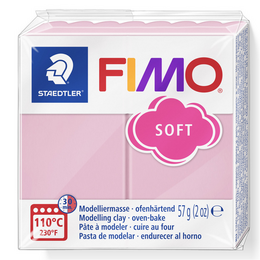 Staedtler Fimo Soft Polimer Kil T21 Strawberry Cream Pink - Staedtler