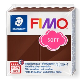 Staedtler Fimo Soft Polimer Kil 75 Chocolate - Staedtler