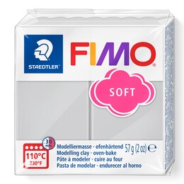 Staedtler Fimo Soft Polimer Kil 80 Dolphin Grey - Staedtler