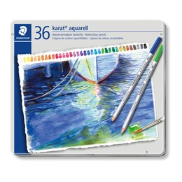 Staedtler Karat Aquarell Sulu Boya Kalemi Seti 36 Renk - 1