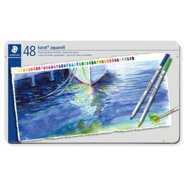Staedtler Karat Aquarell Sulu Boya Kalemi Seti 48 Renk - 1
