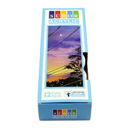 Südor Akrilik Boya Seti 12 Renk x 20 ml. - Südor