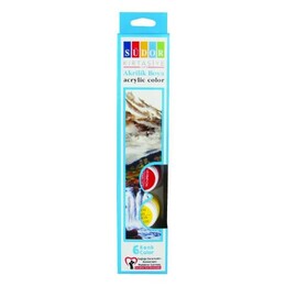 Südor Akrilik Boya Seti 6 Renk x 15 ml. Şişe - Südor