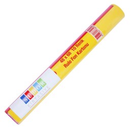 Südor Fon Kartonu 100 gr. 48x68 cm. 10 Renk Karışık - Südor